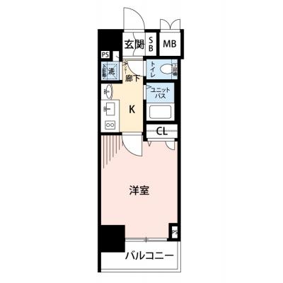 【🍡！秋の大感謝価格！🍡】【禁煙🚭/Wi-Fi無料🌐】マイナビSTAY本町プライム　204の間取り図