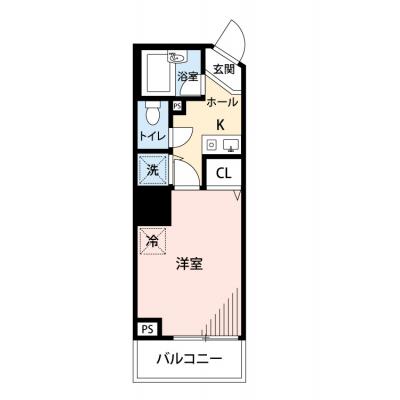 【🎉初期費用オフ｜お得なキャンペーン】【禁煙🚭】マイナビSTAYディナスティ西本町　704の間取り図