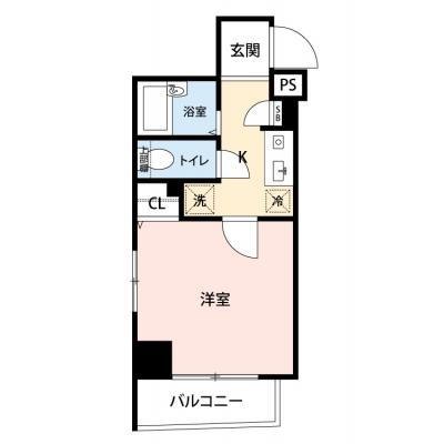 【🌸心機一転🌸春の引越し応援キャンペーン🏡🌷】【禁煙🚭/テレワークに最適🌟無料高速Wi-Fi使い放題🎧】マイナビSTAYミライエ根津駅前　202の間取り図