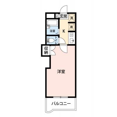 【60日以上の利用でお得🌈】【禁煙🚭/Wi-Fi無料🌐】マイナビSTAYミライエ横浜大倉山　304の間取り図
