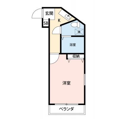 【🍧夏のクールダウン価格！🍧】【禁煙🚭/Wi-Fi無料🌐】マイナビSTAYミライエ高円寺あづま通り　201の間取り図