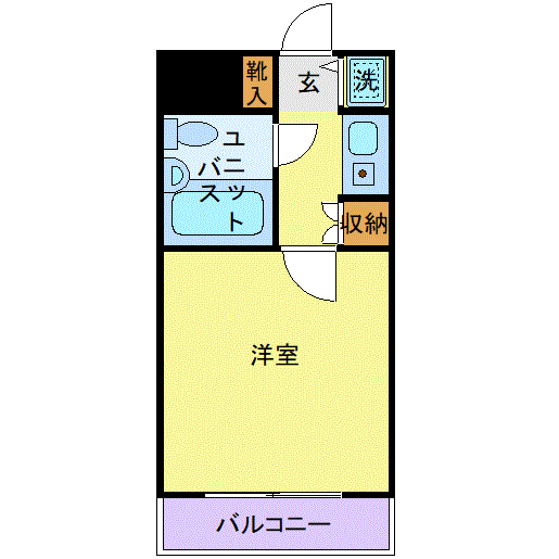マンスリーリブマックス西川口グロワール●『禁煙ルーム』≪スマートシリーズ≫の間取り図