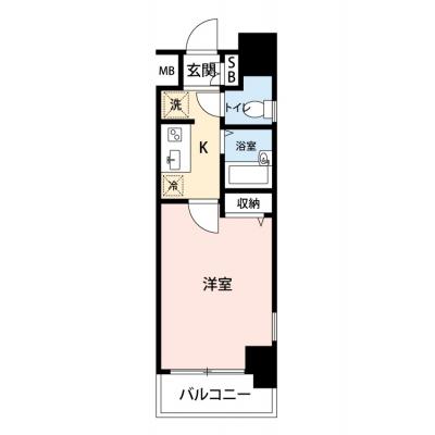 【🍡！秋の大感謝価格！🍡】【禁煙🚭/Wi-Fi無料🌐】マイナビSTAYミライエ御茶ノ水　909の間取り図