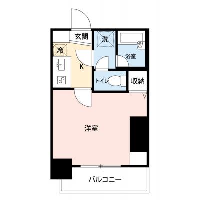 【🎍年末年始大感謝祭🎍】【禁煙🚭/Wi-Fi無料🌐】マイナビSTAYミライエ南荻窪　302の間取り図