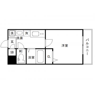 OneLife東新宿デューク2nd【▼▼新宿イーストサイドスクエア至近！】の間取り図