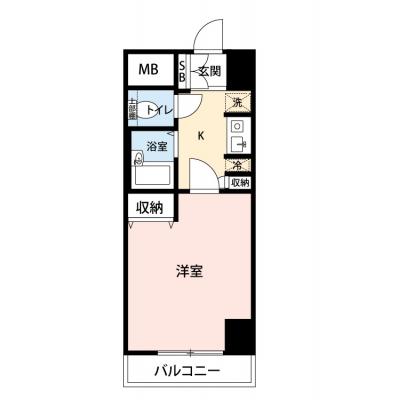 【🍧夏のクールダウン価格！🍧】【禁煙🚭/Wi-Fi無料🌐】マイナビSTAYミライエ九段南　902の間取り図