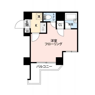【🍧夏のクールダウン価格！🍧】【禁煙🚭/Wi-Fi無料🌐】マイナビSTAYミライエ笹塚レジデンス　305の間取り図