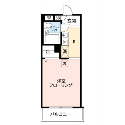 【🎉初期費用オフ｜お得なキャンペーン】【禁煙🚭】マイナビSTAYパレス武蔵小山　303の間取り図