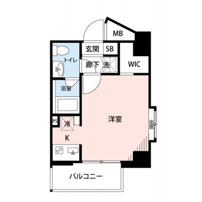 【🎉初期費用オフ｜お得なキャンペーン】【禁煙🚭/Wi-Fi無料🌐】マイナビSTAYミライエ新宿都庁前　1101の間取り図