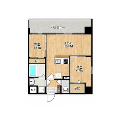 【MP 天神】2LDKの間取り図