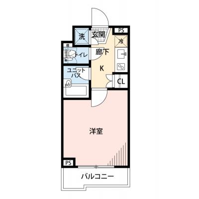 【🎍年末年始大感謝祭🎍】【禁煙🚭/Wi-Fi無料🌐】マイナビSTAY早稲田　202の間取り図