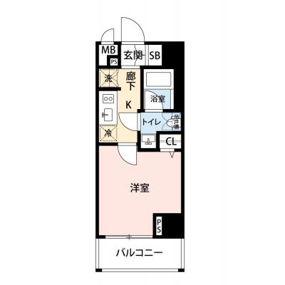 【🍧夏のクールダウン価格！🍧】【禁煙🚭/Wi-Fi無料🌐】マイナビSTAYスタイリッシュ上板橋　503の間取り図