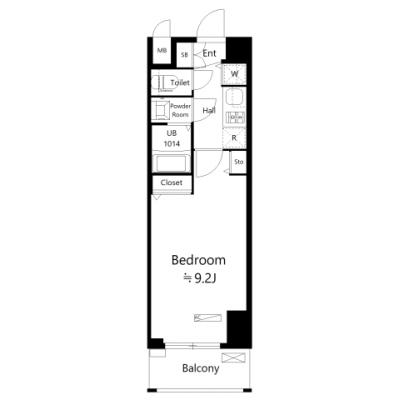 🌈 ◤賃料最大50％OFF◢　　biz-Monthly心斎橋　6階🚭≪1750605≫の間取り図
