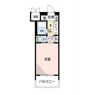 【60日以上の利用でお得🌈】【禁煙🚭/Wi-Fi無料🌐】マイナビSTAY大阪・中之島南　806の間取り図