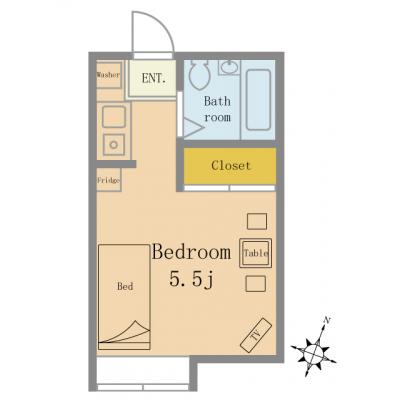 フレックス亀有の間取り図