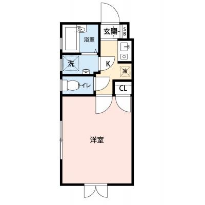 【🎉初期費用オフ｜お得なキャンペーン】【禁煙🚭/Wi-Fi無料🌐】マイナビSTAY渋谷東メゾン　201の間取り図