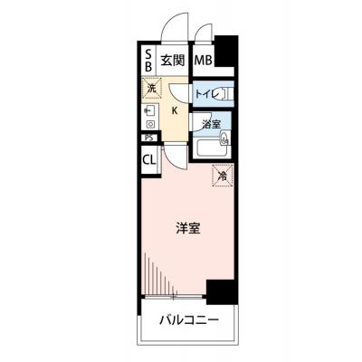 【✨🎁12月入居限定SALE🎁✨】【禁煙🚭/Wi-Fi無料🌐】マイナビSTAY本町　308の間取り図