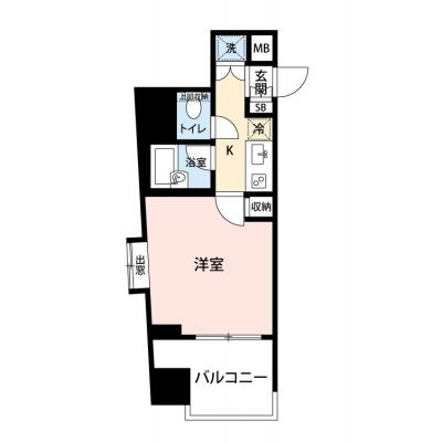 【🎍年末年始大感謝祭🎍】【禁煙🚭/Wi-Fi無料🌐】マイナビSTAYミライエ池袋立教通り　304の間取り図