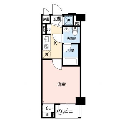 【🎍年末年始大感謝祭🎍】【禁煙🚭/Wi-Fi無料🌐】マイナビSTAY東武練馬駅前　503の間取り図