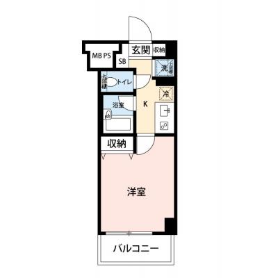 【🍧夏のクールダウン価格！🍧】【禁煙🚭】マイナビSTAYミライエ本蓮沼　503の間取り図