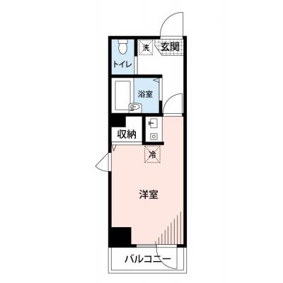 【🍧夏のクールダウン価格！🍧】【禁煙🚭/Wi-Fi無料🌐】マイナビSTAYミライエ新橋汐留メゾン　1003の間取り図