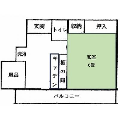 ヒルズ和田の間取り図