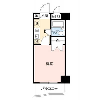 【清掃費11,000円OFF｜1月末までの入居限定🎁】【禁煙🚭】マイナビSTAYパレス八幡山　305の間取り図