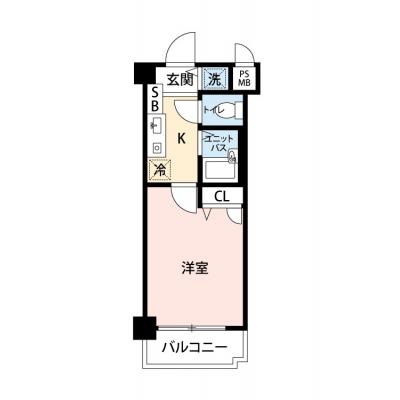 【🌸心機一転🌸春の引越し応援キャンペーン🏡🌷】【禁煙🚭/テレワークに最適🌟無料高速Wi-Fi使い放題🎧】マイナビSTAYミライエ椎名町　304の間取り図