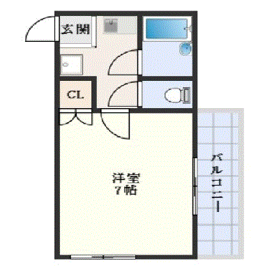 マンスリーリブマックス東海学園駅前北グレイス★【室内洗濯機・バス・トイレ別】≪スタンダードシリーズ≫の間取り図