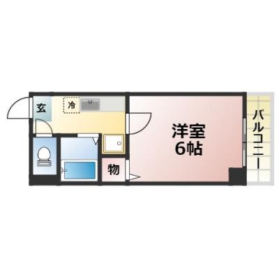 【BOニック】京都市役所前駅徒歩圏内！ゼスト御池や河原町方面、京都市役所も近いです！の間取り図