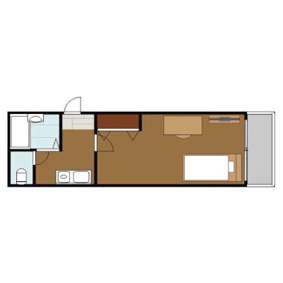 BraTTo堺駅前2【仮住まいの方🔍】堺駅徒歩4分圏内の賃料1600円/日お得物件💰の間取り図