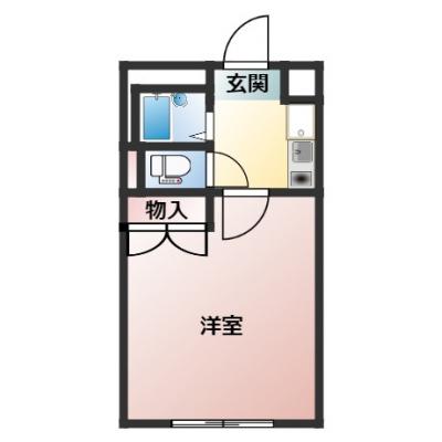 クレインヒルなぎさ　　海の近くで静かに過ごせる環境の間取り図