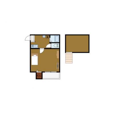 BraTTo名古屋栄生Ⅱ(Aタイプ)【仮住まいの方🔍】最寄駅5分圏内賃料1900円/日お得物件💰の間取り図