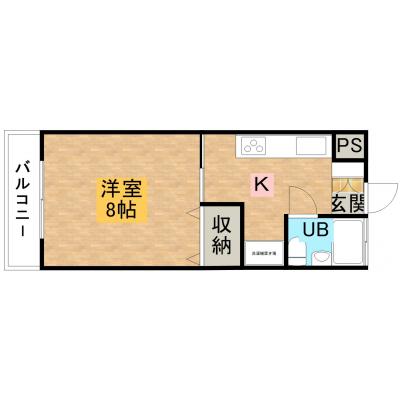 コーポしんとみの間取り図