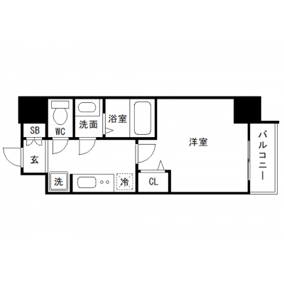 OneLife新町ウィズジョイ【▼室内見学可（※空室状況により、応相談）】の間取り図