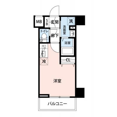 【✨🎁12月入居限定SALE🎁✨】【禁煙🚭/Wi-Fi無料🌐】マイナビSTAYレジデンス品川大井町　202の間取り図