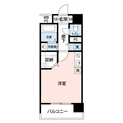 【🎍年末年始大感謝祭🎍】【禁煙🚭/Wi-Fi無料🌐】マイナビSTAY本町公園　1106の間取り図