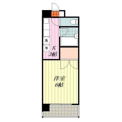 Ｓマンスリー城北Ⅱ【屋根付駐車場確保・ネット無料・スーパー隣】の間取り図