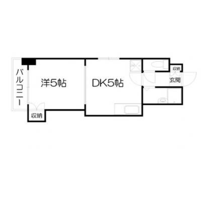 POROKARIバスセンター前D/複数室有/エアコンの間取り図
