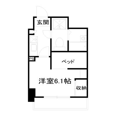 POROKARI大通駅10B/複数室有/ネット無料の間取り図