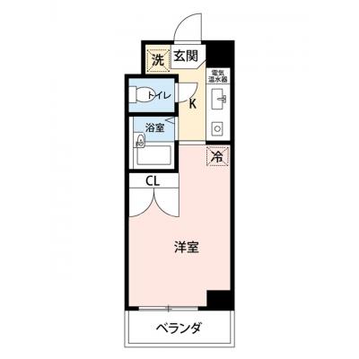 【🌸心機一転🌸春の引越し応援キャンペーン🏡🌷】【禁煙🚭/テレワークに最適🌟無料高速Wi-Fi使い放題🎧】マイナビSTAYミライエ恵比寿駅北　1003の間取り図