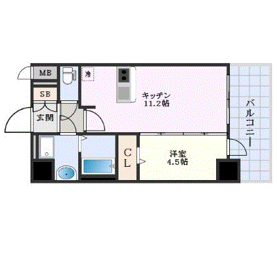 マンスリーリブマックス新栄町駅東ユリシス■エグゼ【1LDK・Wi-Fi対応・設備充実】≪エクセレントシリーズ≫の間取り図