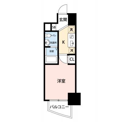 【🎍年末年始大感謝祭🎍】【禁煙🚭/Wi-Fi無料🌐】マイナビSTAY本町グランデ　613の間取り図