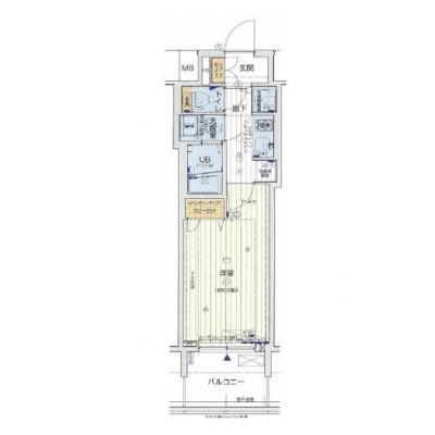 【🎍年末年始大感謝祭🎍】【禁煙🚭】マイナビSTAYコンフォート本町　1202の間取り図