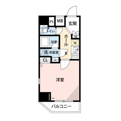 【🍧夏のクールダウン価格！🍧】【禁煙🚭/Wi-Fi無料🌐】マイナビSTAY赤羽　701の間取り図