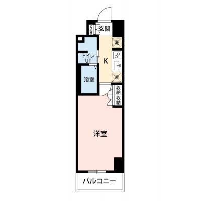 【🎉初期費用オフ｜お得なキャンペーン】【禁煙🚭/Wi-Fi無料🌐】マイナビSTAY田無ノース　512の間取り図