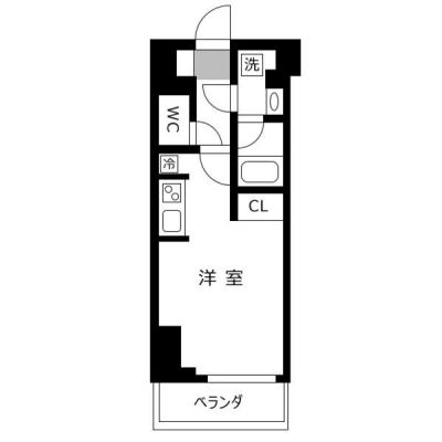 アットイン千葉3-2  『公式サイト限定キャンペーン実施中！室内画像も豊富で、お見積り／web予約も可能です！「アットイン公式」で検索！🔍』の間取り図