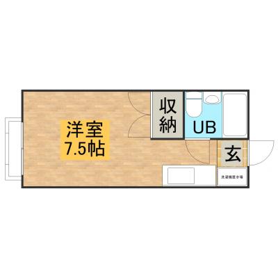 いろり火荘の間取り図