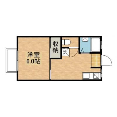 ピースコート泉ヶ丘Cの間取り図