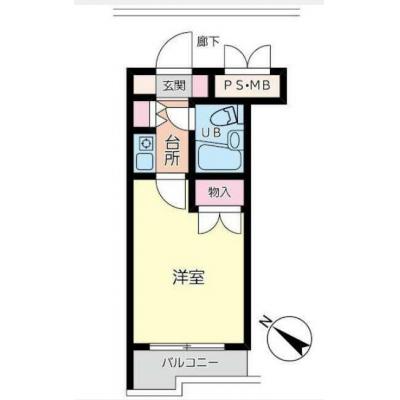 スマイズ相模大野２０　【敷地内禁煙🚭】🍯キャンペーン中🍯<　オートロック付３階　><　人気の宅配ＢＯＸ敷地内に有　><　小田急線「相模大野」横浜線「町田」２駅２路線利用可能　>の間取り図
